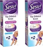 Sesu İnce Tüyler 100 Ml 2 Adet Tüy Dökücü Krem