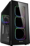 Sharkoon Tg6-Rgb Shp650 V2 650W 80 Plus Usb 3.0 Temperli Cam Atx Mid-Tower Gaming (Oyuncu) Kasa