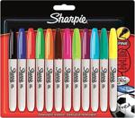 Sharpie Permanent Marker Kalem Ultra Fine Uç 12 Renk Set