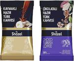 Shazel Kaymaklı Ve Çikolatalı Hazır Türk Kahvesi 100G 2 Adet