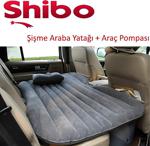 Shibo Şişme Araba Koltuğu Yatağı (Araç Pompası Hediyeli)
