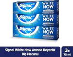 Signal White Now Anında 1 Ton Beyazlık 75 Ml 3 Adet Diş Macunu