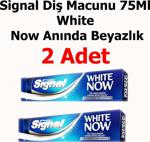 Signal White Now Anında Beyazlık 75 ml 2 Adet Diş Macunu