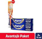 Signal White Now Gold Anında Beyazlık Diş Macunu 75 Ml X2 Performance Orta Diş Fırçası