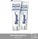 Signal White Now Sensitive Anında 3 Kat Beyazlık 75 Ml 2 Adet Diş Macunu