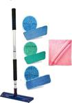 Silva Network Mikrofiber Teleskopik Mop 3'Lü Set Cam Bezli