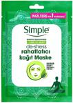 Simple De-Stress Rahatlatıcı Kağıt Maske 21 ml