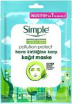 Simple Hava Kirliliğine Karşı Kağıt Maske 21 ml