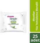 Simple Kind To Skin Hassas Ciltlere Uygun Micellar Yüz Temizleme Mendili 25 Adet