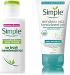 Simple Su Bazlı Nemlendirici 125Ml & Simple Arındırıcı Yüz Temizleme Jeli 150Ml