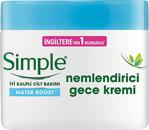 Simple Water Boost Nemlendirici 50 ml Gece Kremi