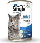 Single Balıklı 415 gr Yetişkin Kedi Konservesi