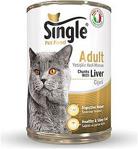 Single Ciğerli 415 gr Yetişkin Kedi Konservesi