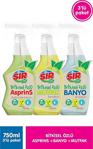 Sır Bio Bitkisel Özlü Asprins 750 Ml + Mutfak 750 Ml + Banyo 750 Ml