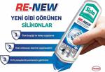 Sista Re-New Silikon Kalemi Beyaz 100 Ml.