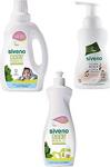 Siveno Baby Doğal Çamaşır Sabunu 750 Ml + Bebek Köpük Şampuanı 250 Ml + Biberon Temizleyici 500 Ml