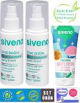 Siveno Doğal Set Vücut Koruyucu Krem 2 Adet Bebek Güneş Kremi 50 Spf Set