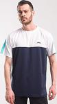 Slazenger Texas Erkek T-Shirt Lacivert/Yeşil S