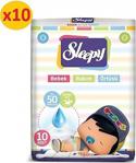 Sleepy 10\'lu 10 Paket Bebek Bakım Örtüsü