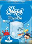 Sleepy 4 Numara 7-14 kg Maxi 15'li Mayo Bebek Bezi