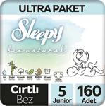 Sleepy Bio Natural 5 Numara Junior 160'Lı Bebek Bezi