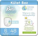 Sleepy Bio Natural Külot Bez 6 Numara Xlarge 48 Adet