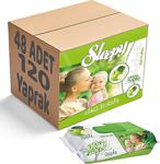 Sleepy Elma Kokulu 120 Yaprak 48'Li Paket Islak Mendil