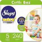 Sleepy Extra Günlük Aktivite Bezi 5 Numara Junior 240 Adet