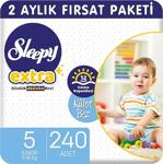 Sleepy Extra Günlük Aktivite Külot Bez 5 Numara Junior 240 Adet