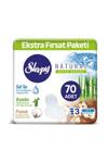 Sleepy Hijyenik Ped Natural Maxi Kalın Gece (70 Ped)