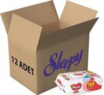 Sleepy Islak Havlu 90 Lı X 12 Adet