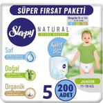 Sleepy Külot Bebek Bezi 5 Beden-numara Junior 11-18 Kg 200 Adet Sleepy Bebek Bezi