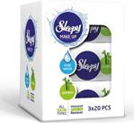 Sleepy Makyaj Temizleme Mendili Bamboo 20 Yaprak 3 Paket