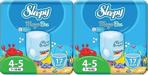 Sleepy Mayo Bebek Bezi Beden:4-5 (7-18Kg) Junior 34 Adet