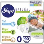 Sleepy Natural 0 Numara Prematüre 90'lı Bebek Bezi