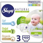 Sleepy Natural 3 Numara Midi 102'li Bebek Bezi