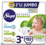 Sleepy Natural 3+ Numara Midi Plus 64'lü Jumbo 3 Paket Bebek Bezi