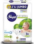 Sleepy Natural 3+ Numara Midi Plus 64'lü Jumbo Paket Bebek Bezi