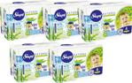 Sleepy Natural 4 Numara Maxi 30 Adet 5'li Paket Külot Bez