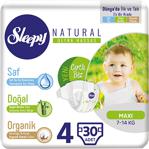 Sleepy Natural 4 Numara Maxi 30'lu Bebek Bezi