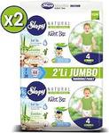 Sleepy Natural 4 Numara Maxi 60'lı 2 Paket Külot Bez