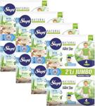 Sleepy Natural 4 Numara Maxi 60'lı 4 Paket Külot Bez