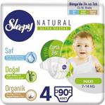 Sleepy Natural 4 Numara Maxi 90'lı Bebek Bezi