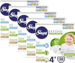 Sleepy Natural 4+ Numara Maxi Plus 26'lı 5 Paket Bebek Bezi