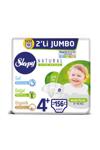 Sleepy Natural 4+ Numara Maxi Plus 52'li Jumbo 3 Paket Bebek Bezi