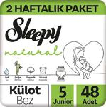 Sleepy Natural 5 Numara 48'Li Külot Bez