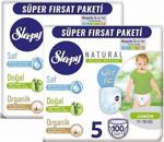 Sleepy Natural 5 Numara Junior 100'lü 2 Paket Külot Bez