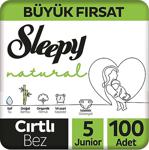 Sleepy Natural 5 Numara Junior 100'Lü Bebek Bezi