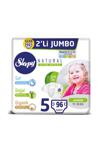 Sleepy Natural 5 Numara Junior 48'li Jumbo 2 Paket Bebek Bezi