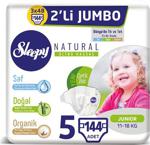 Sleepy Natural 5 Numara Junior 48'li Jumbo 3 Paket Bebek Bezi